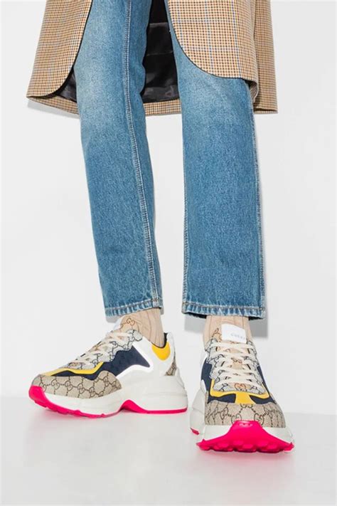 multicolor gucci sneakers|Gucci sneakers outfit women.